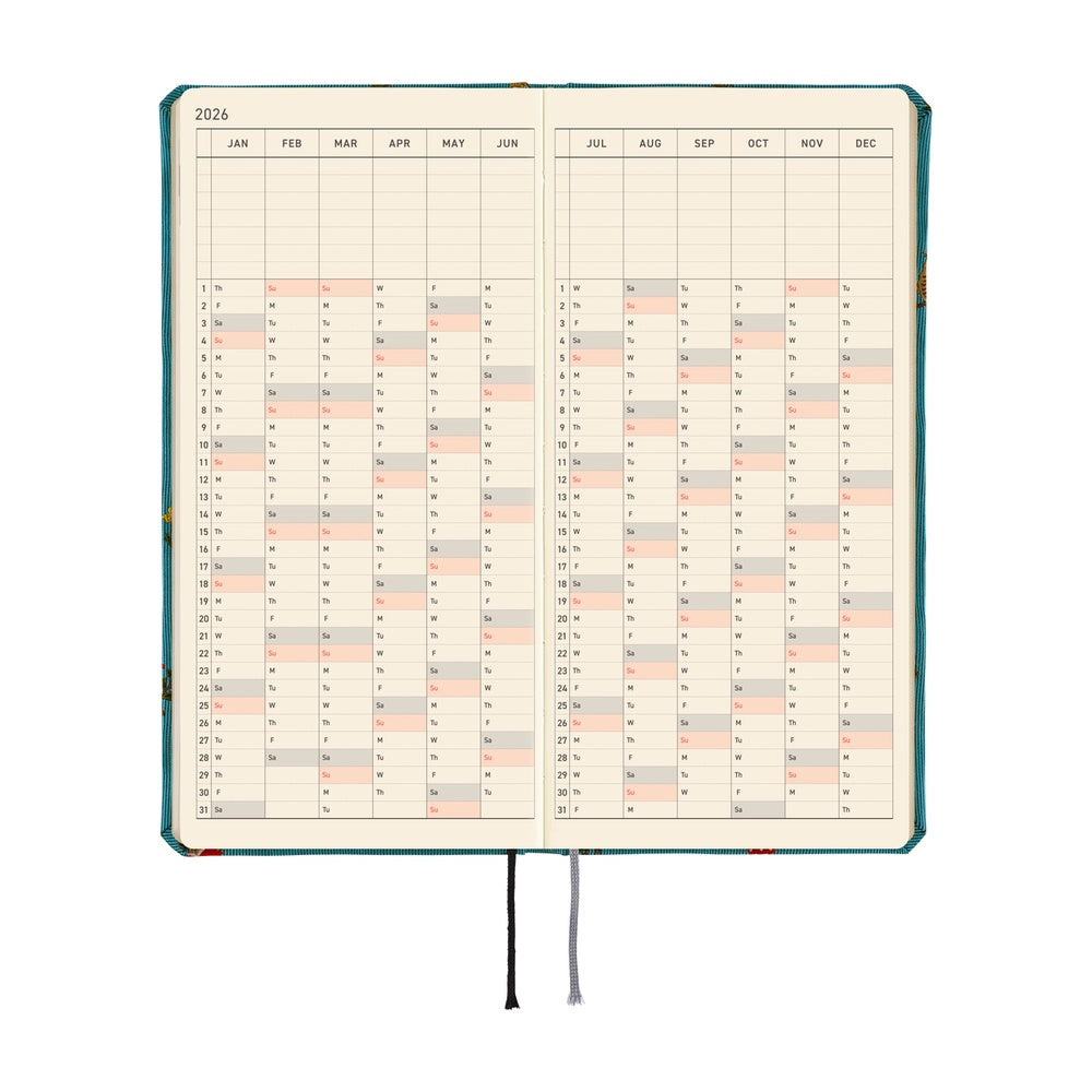 Hobonichi Techo Weeks 2026 - Bow &amp; Tie: In the Forest at Boston General Store