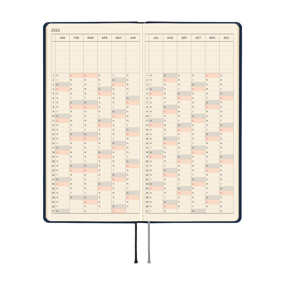 Hobonichi Techo Weeks 2026 - Colors: Cosmo Blue at Boston General Store
