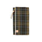 A Hobonichi Tragen cover for Weeks in the color Bitter Plaid.