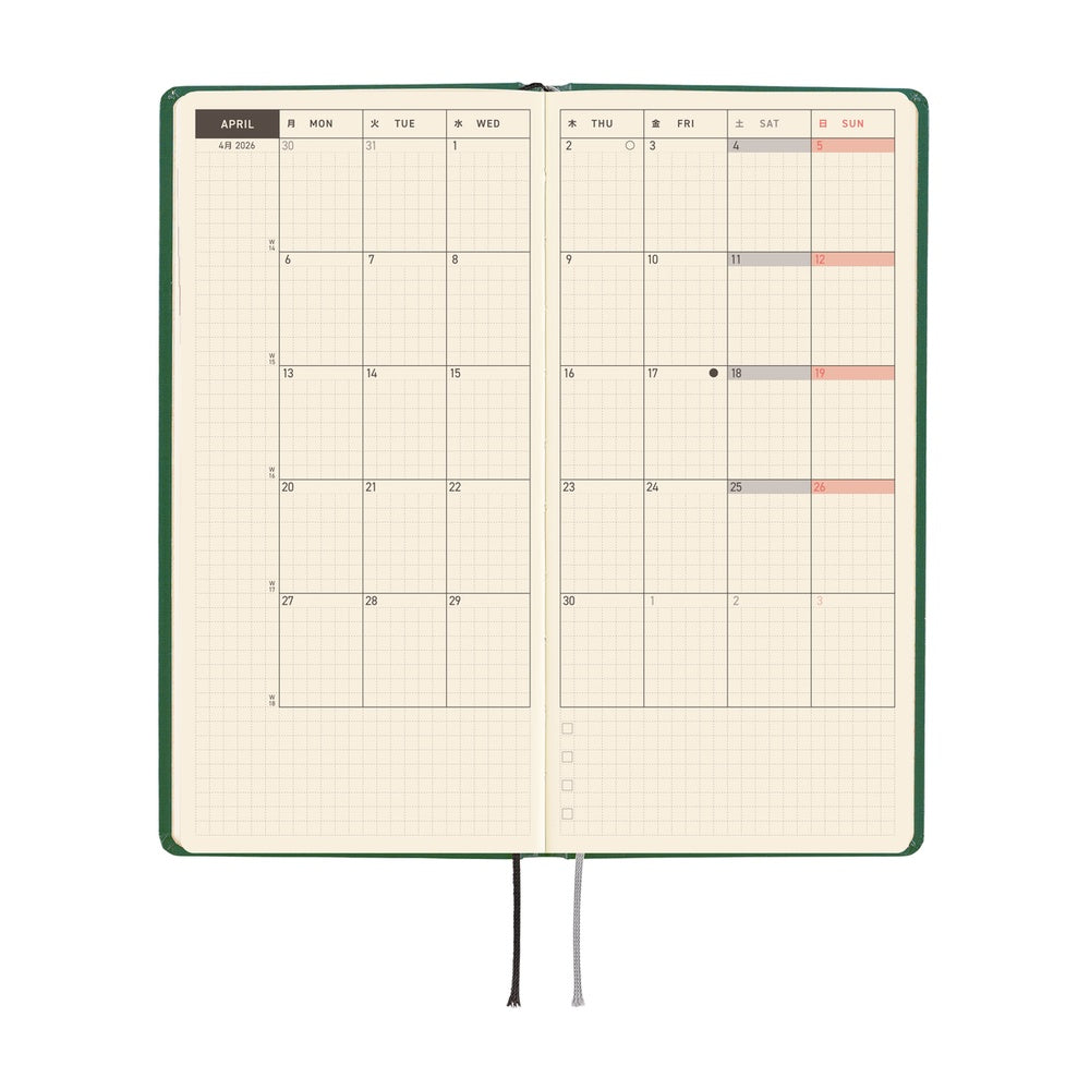 Hobonichi Techo Weeks 2026 - iyo okumi: A Story About Me at Boston General Store