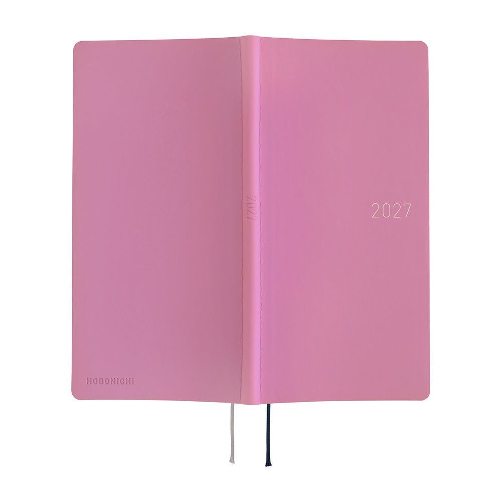 The exterior of a solid lavender colored planner. "2027" is embossed on the cover and spine. 