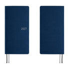 A 2027 Hobonichi Mega Weeks planner in Midnight Blue.