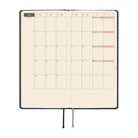 A 2027 Hobonichi Mega Weeks planner in Midnight Blue.