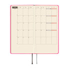 A 2027 Hobonichi Mega Weeks planner in the color Pink Sapphire.