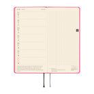 A 2027 Hobonichi Mega Weeks planner in the color Pink Sapphire.