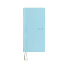 A 2027 planner with a light blue cover that has a slight sheen. The year 2027 is debossed on the front in blue foil.