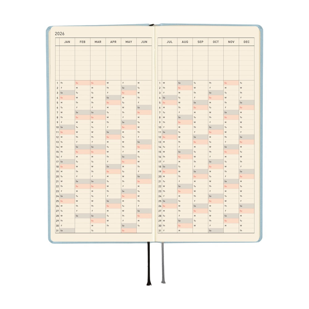 Hobonichi Techo Weeks 2026 - Paper Series: Sky at Boston General Store