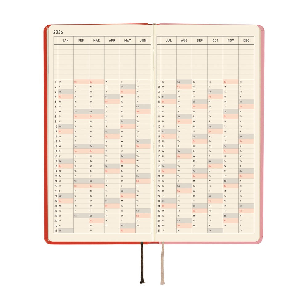 Hobonichi Techo Weeks 2026 - Tolight: A Bright Year at Boston General Store