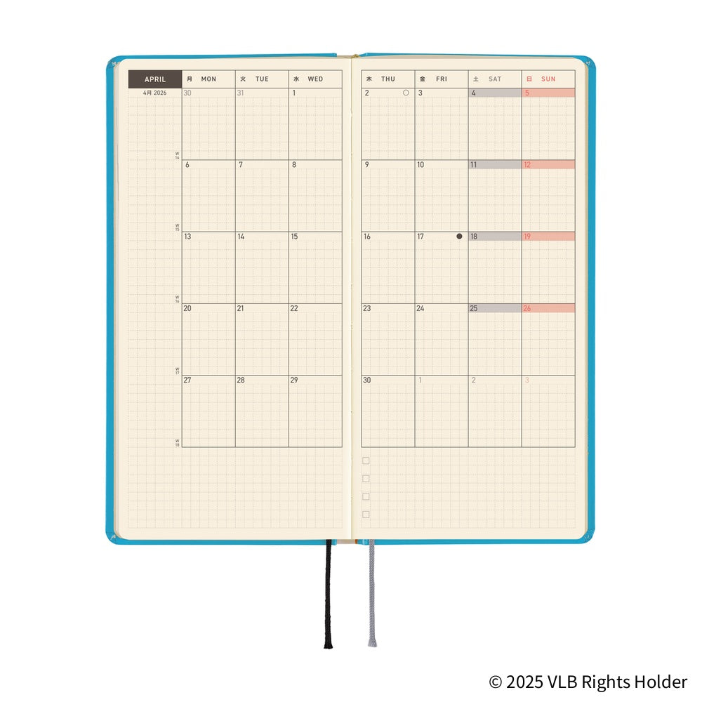 Hobonichi Techo Weeks 2026 - Virginia Lee Burton: The Little House at Boston General Store