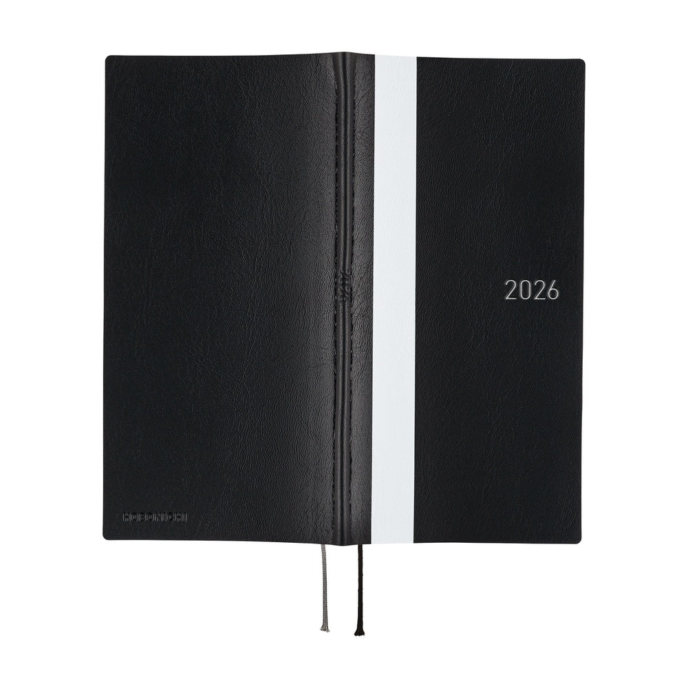 Hobonichi Techo Weeks 2026 - White Line: Black at Boston General Store