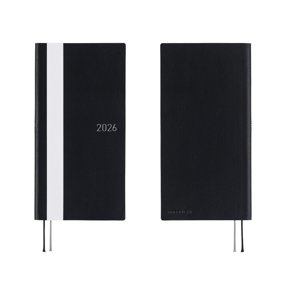 Hobonichi Techo Weeks 2026 - White Line: Black at Boston General Store