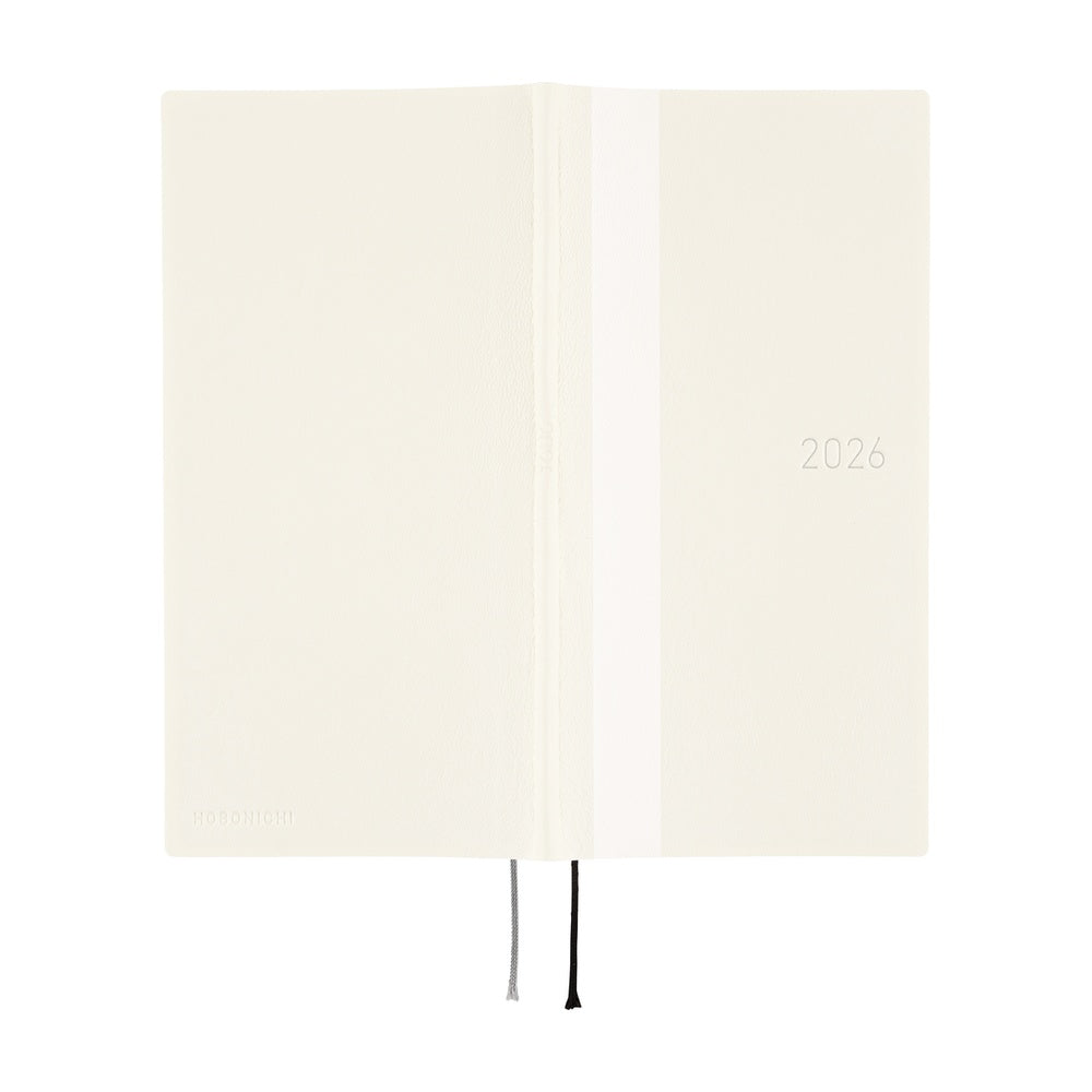 Hobonichi Techo Weeks 2026 - White Line: Ivory at Boston General Store