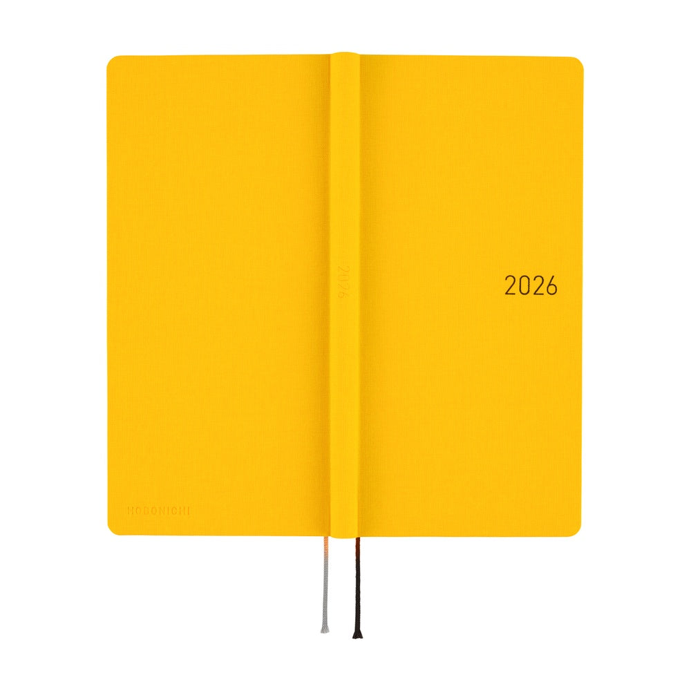 Hobonichi Techo Weeks 2026 - Colors: Full Moon Yellow at Boston General Store