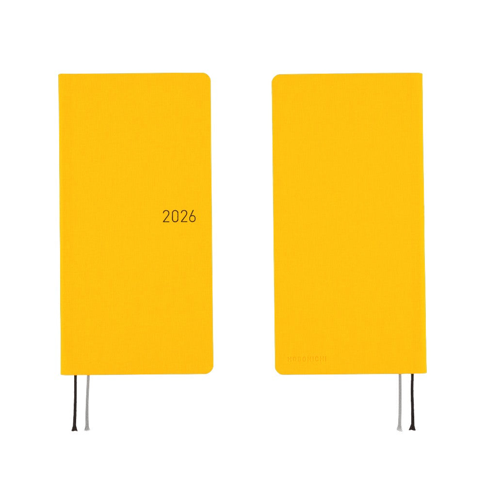 Hobonichi Techo Weeks 2026 - Colors: Full Moon Yellow at Boston General Store