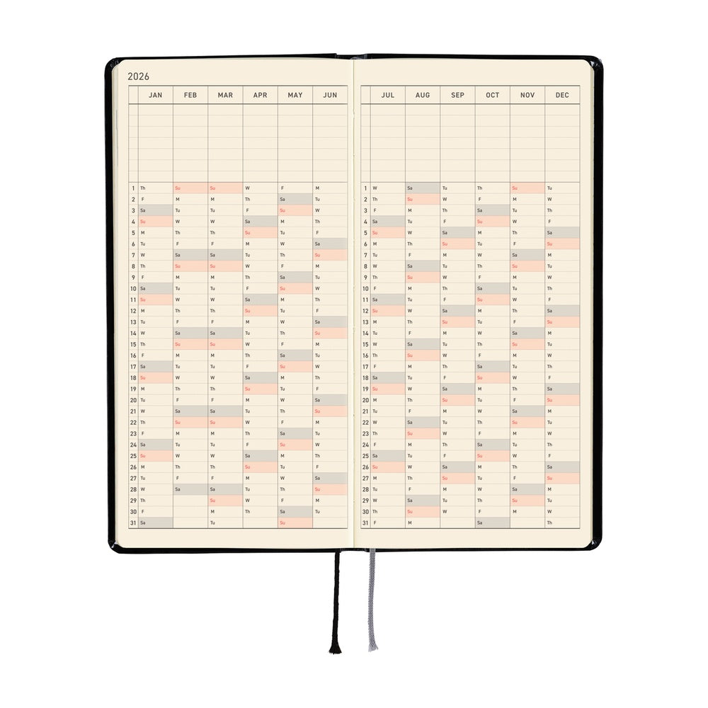 Hobonichi Techo Weeks 2026 - Yumi Kitagishi: White Cat’s Daily Life at Boston General Store