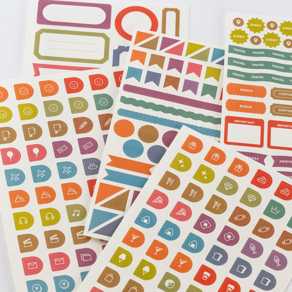 TSUKI no IRO: Sticker Set - Schedule at Boston General Store