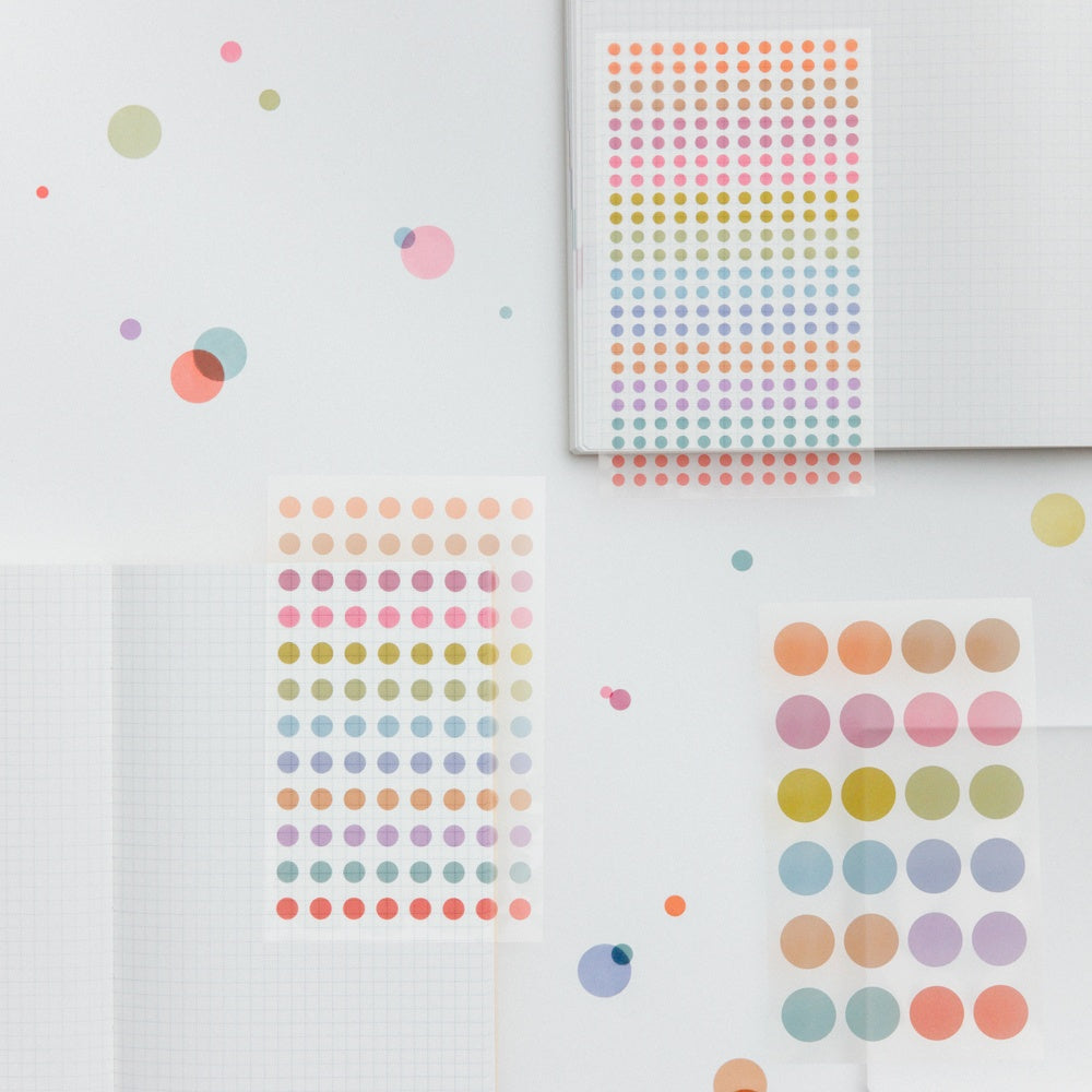 TSUKI no IRO: Transparent Dot Stickers at Boston General Store