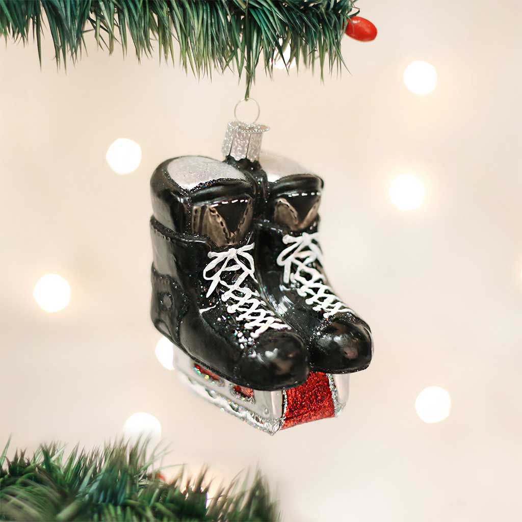 Hockey Skates Ornament Boston General Store