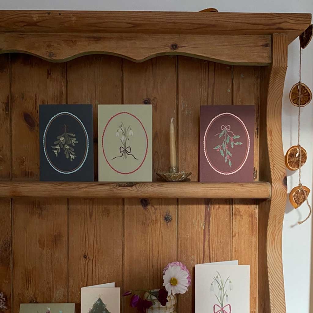 Holly Holiday Card Boston General Store