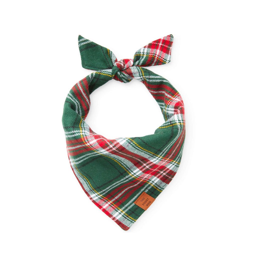 Holly Jolly Flannel Dog Bandana Boston General Store