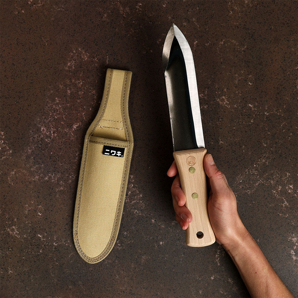 Hori Hori Japanese Trowel with Holster at Boston General Store