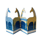 Horse card standing upright