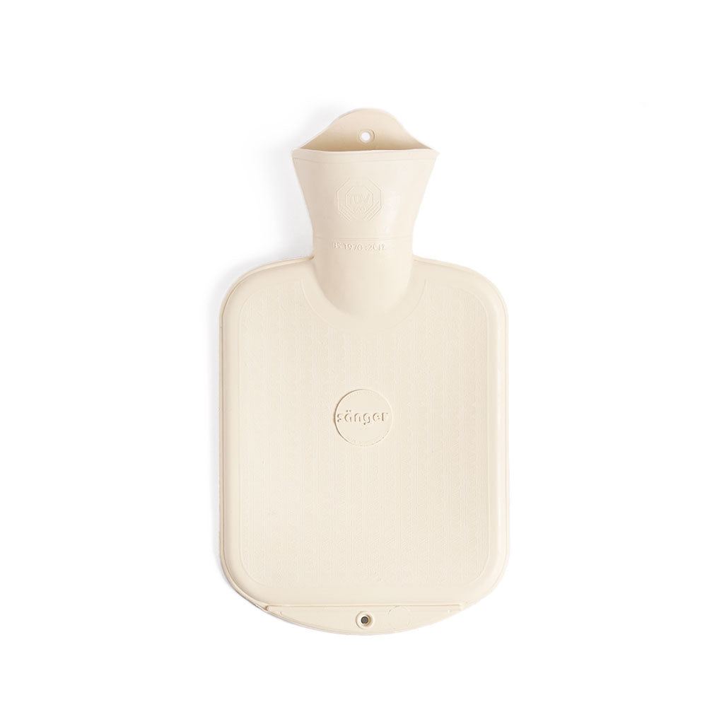 Mini Hot Water Bottle White at Boston General Store