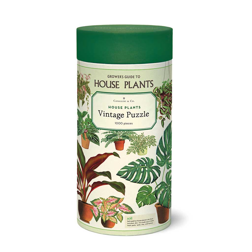 Cavallini & Co. House Plants Vintage Puzzle | Boston General Store