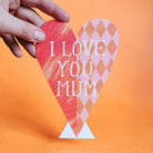 I Love You Mum Heart Card at Boston General Store