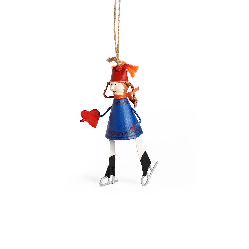 Ice Skating Girl Ornament Boston General Store