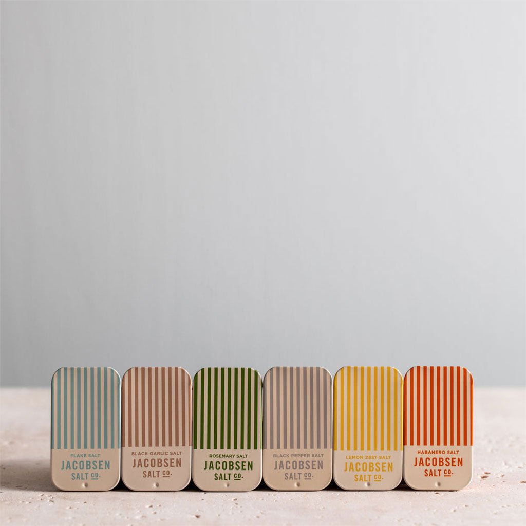 ジャネット　salt Jacobsen Salt Co. Infused Salt Tide Tin Collection | Boston