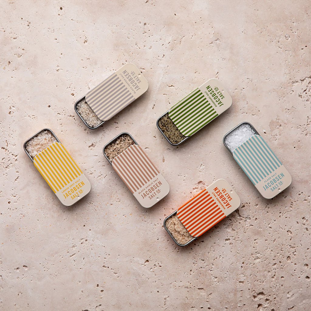 Jacobsen Salt Co. Infused Salt Tide Tin Collection | Boston