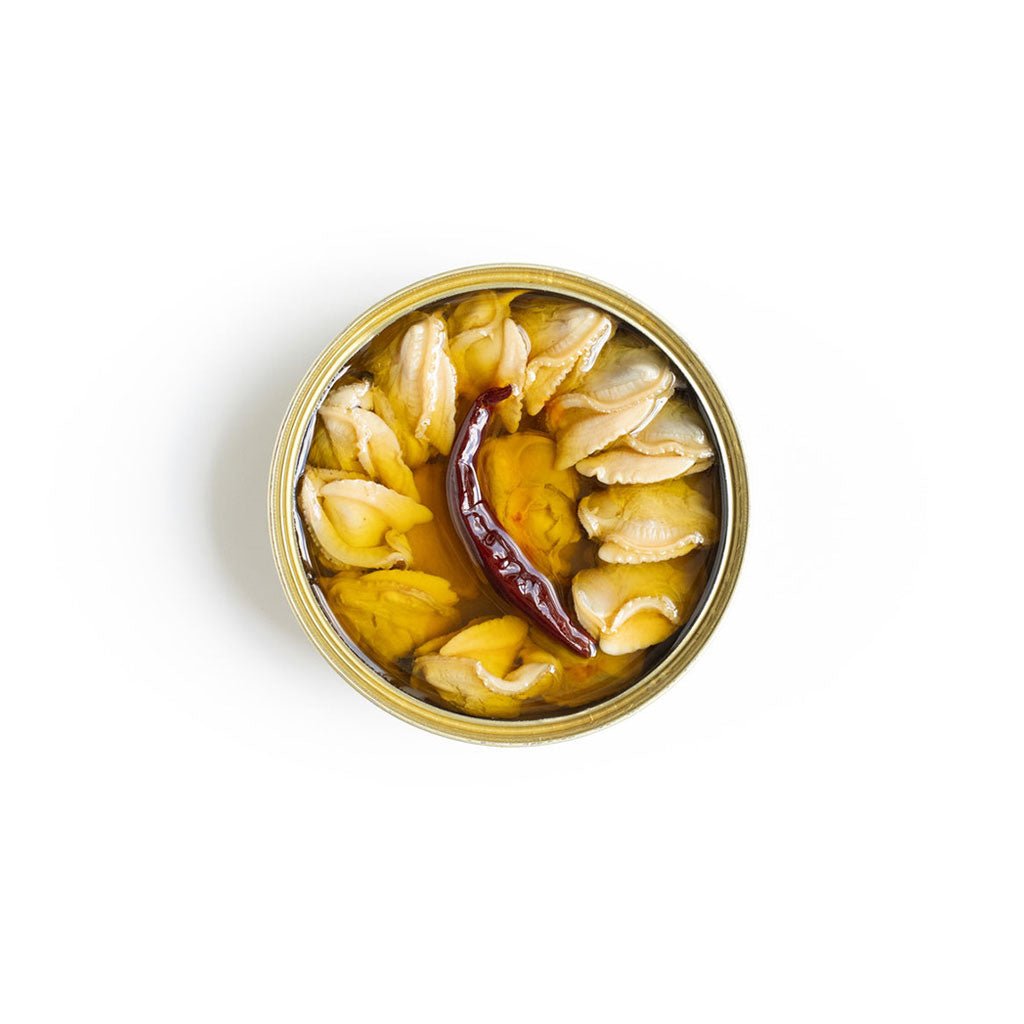 Island Creek Littleneck Clams w/ Confit Garlic, Chili, and Olive Oil Boston General Store