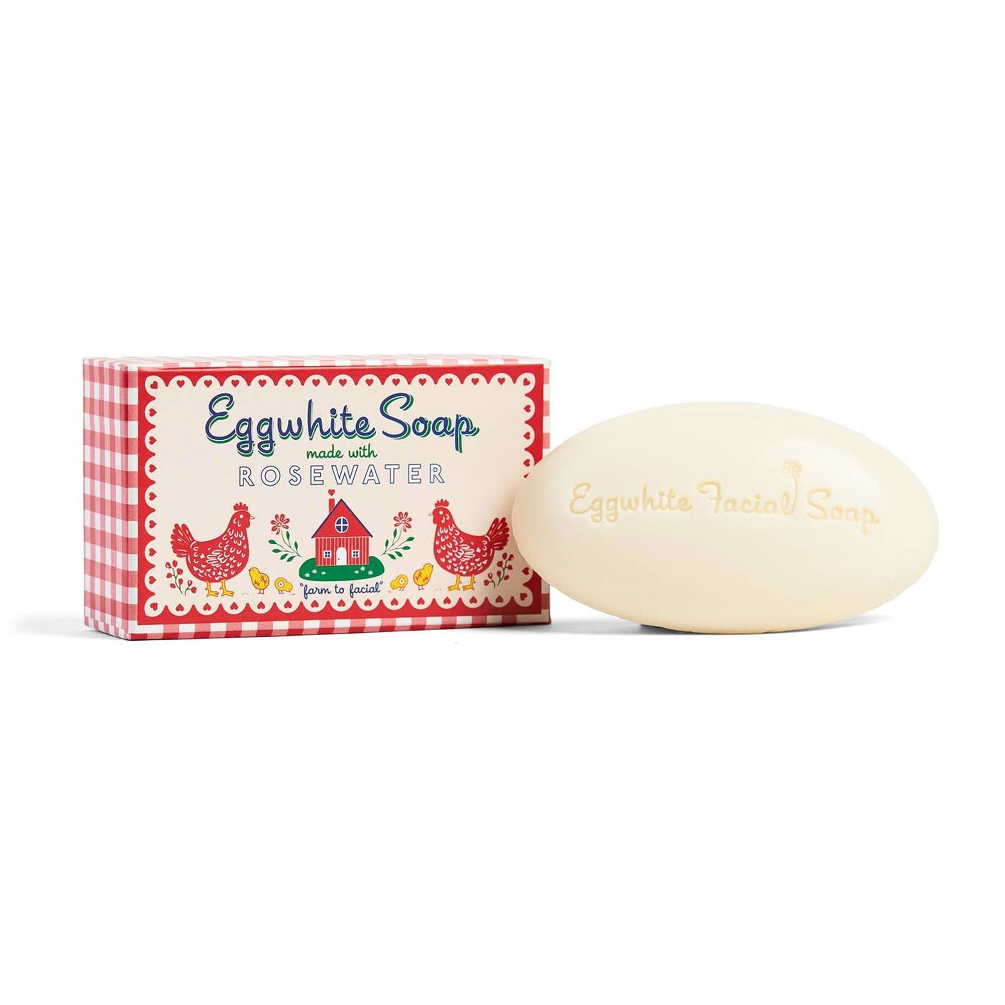 Eggwhite & Rosewater Facial Soap at Boston General Store