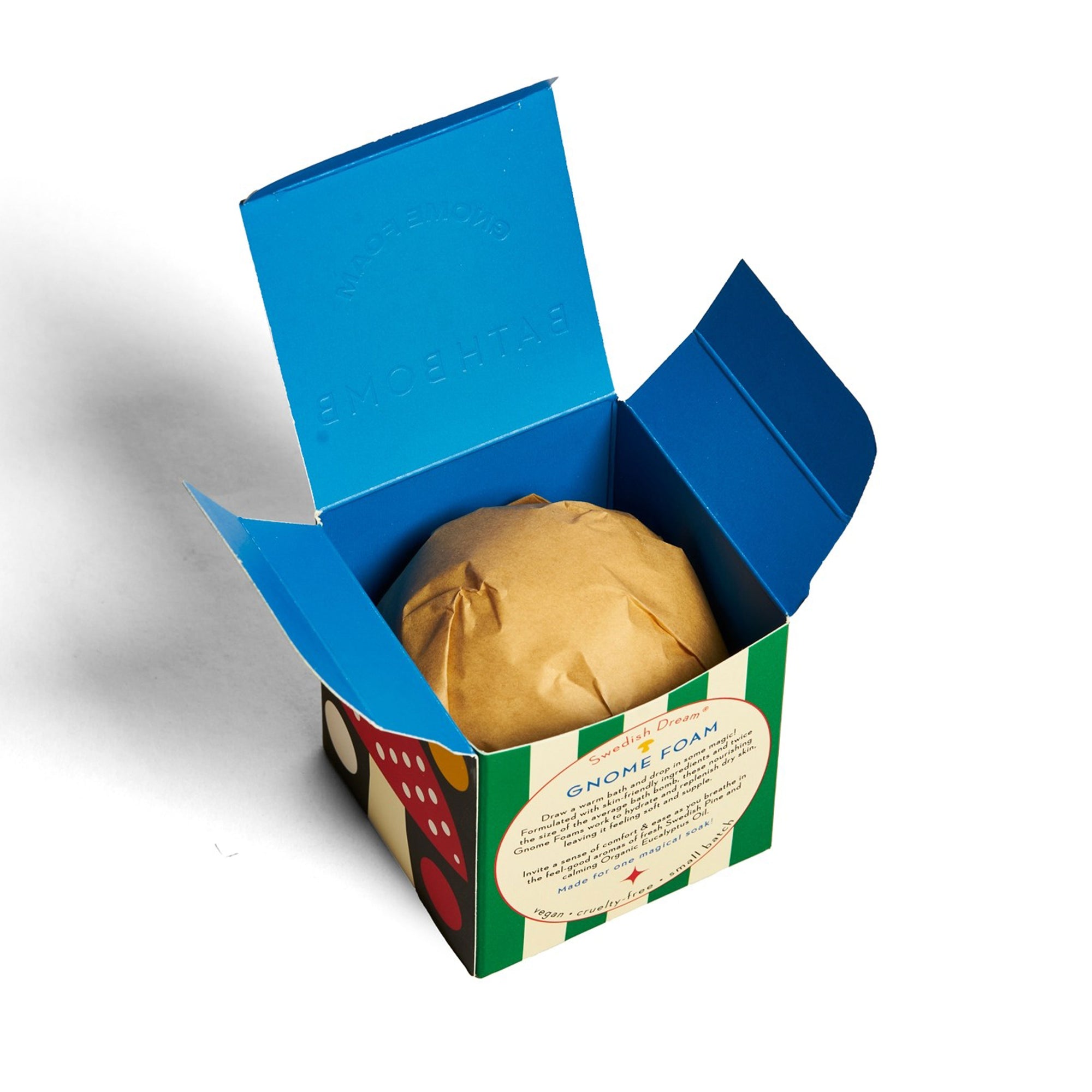 Swedish Dream Gnome Foam Bath Bomb at Boston General Store