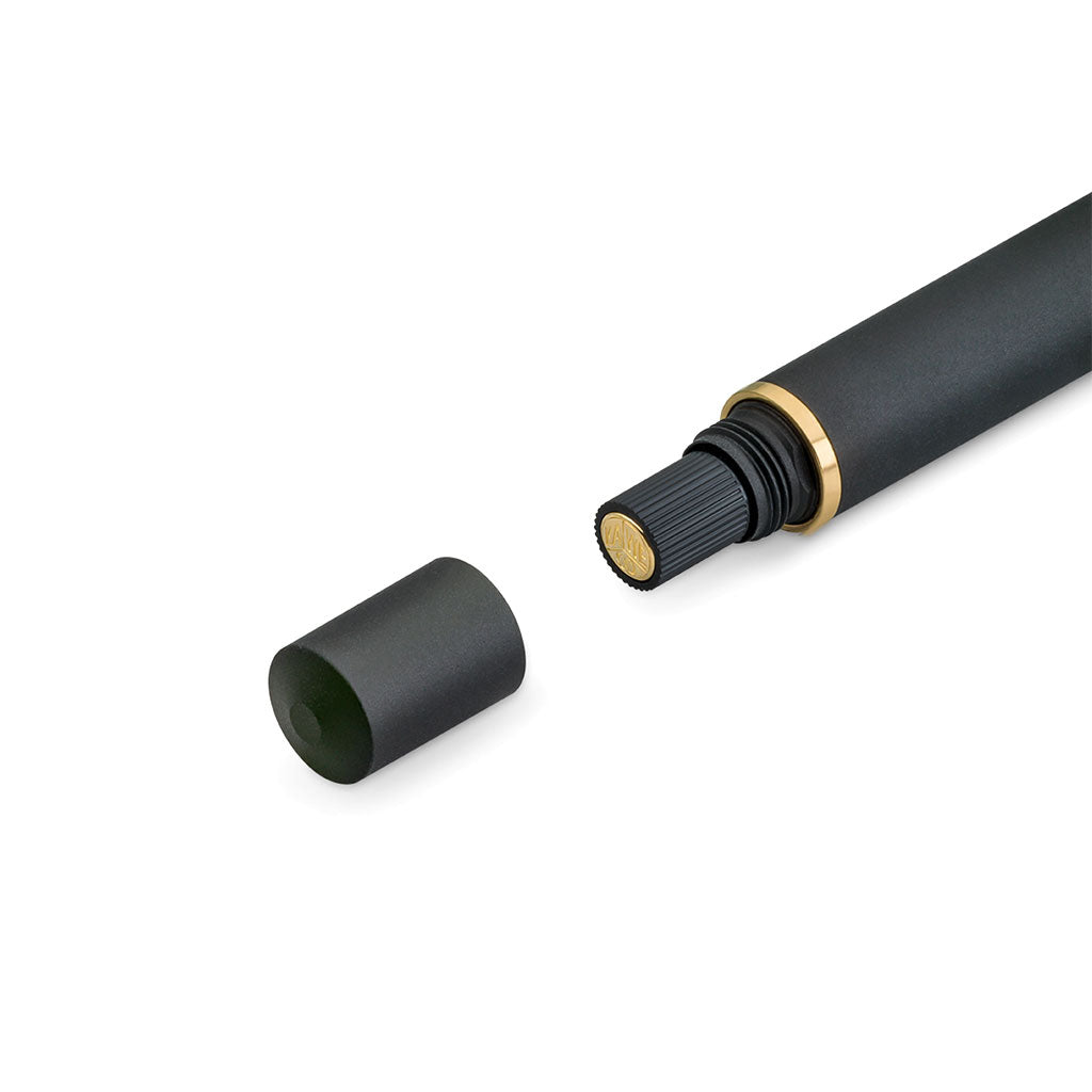 Kaweco Piston Sport AL Fountain Pen in Black/Gold at Boston General Store