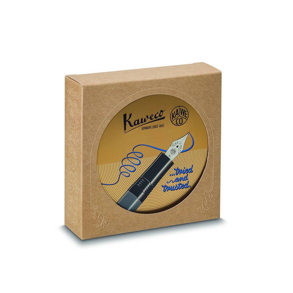 Kaweco Piston Sport AL Fountain Pen in Black/Gold at Boston General Store