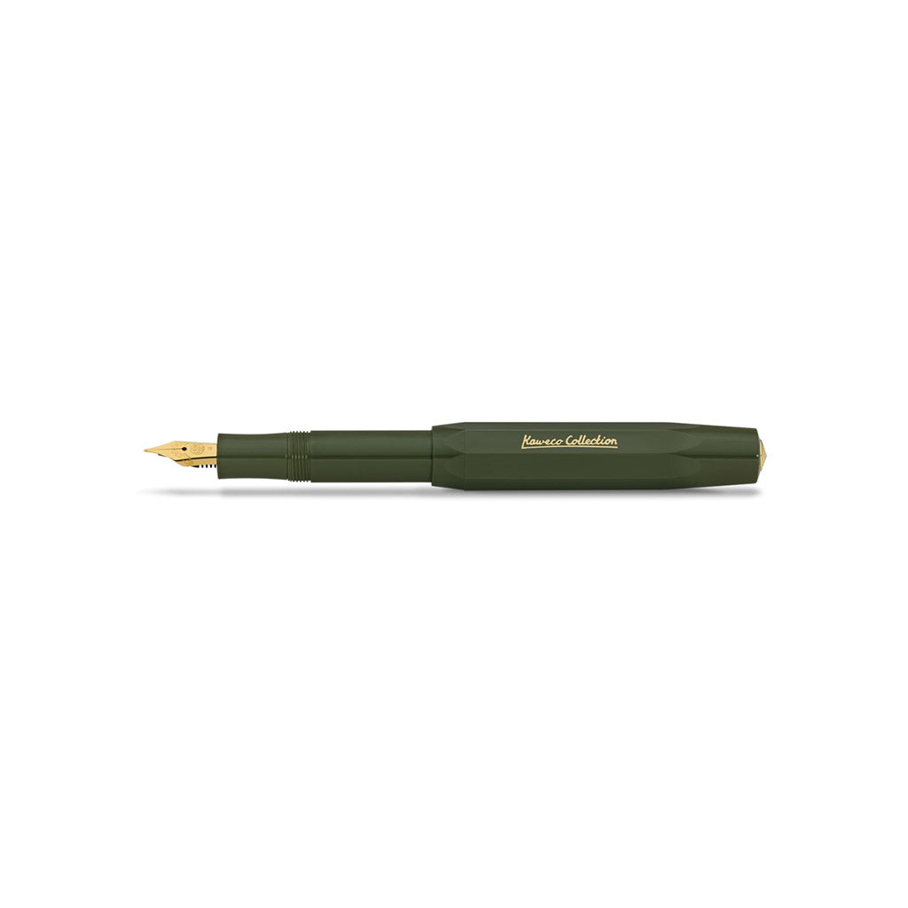 Kaweco Collector&#39;s Series Fountain Pen Dark Olive Fine  at Boston General Store