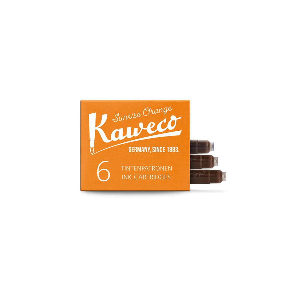 Kaweco Ink Cartridge Sunrise Orange   at Boston General Store