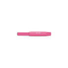 Pink Kaweco Skyline Sport fountain pen closed on white background