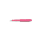 Pink Kaweco Skyline Sport fountain pen open on white background