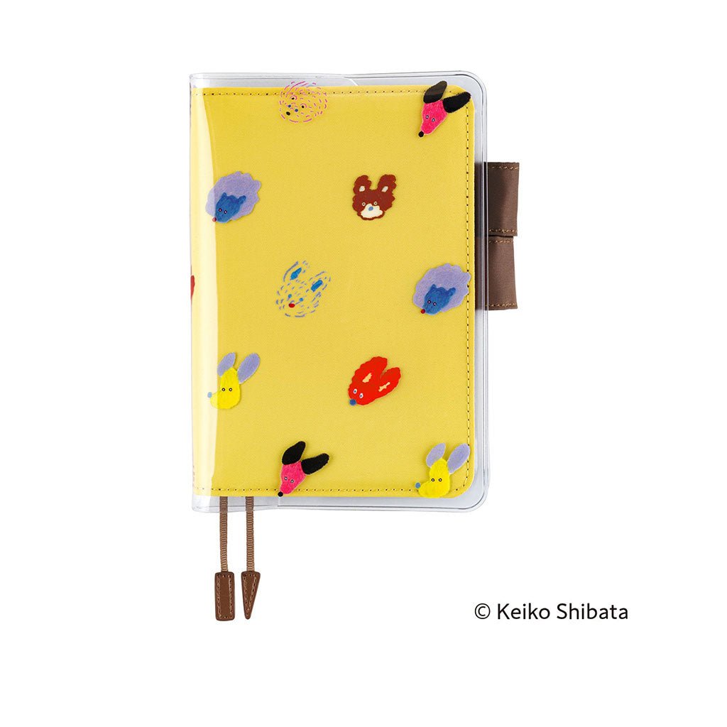 Keiko Shibata: Hobonichi Cover on Cover for A6 Size (Dog Ears Fluttering in the Wind) Boston General Store