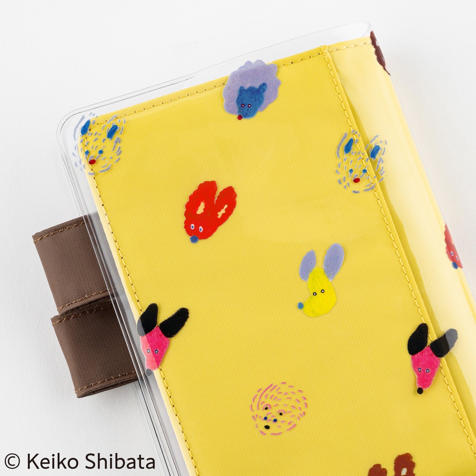 Keiko Shibata: Hobonichi Cover on Cover for A6 Size (Dog Ears Fluttering in the Wind) Boston General Store