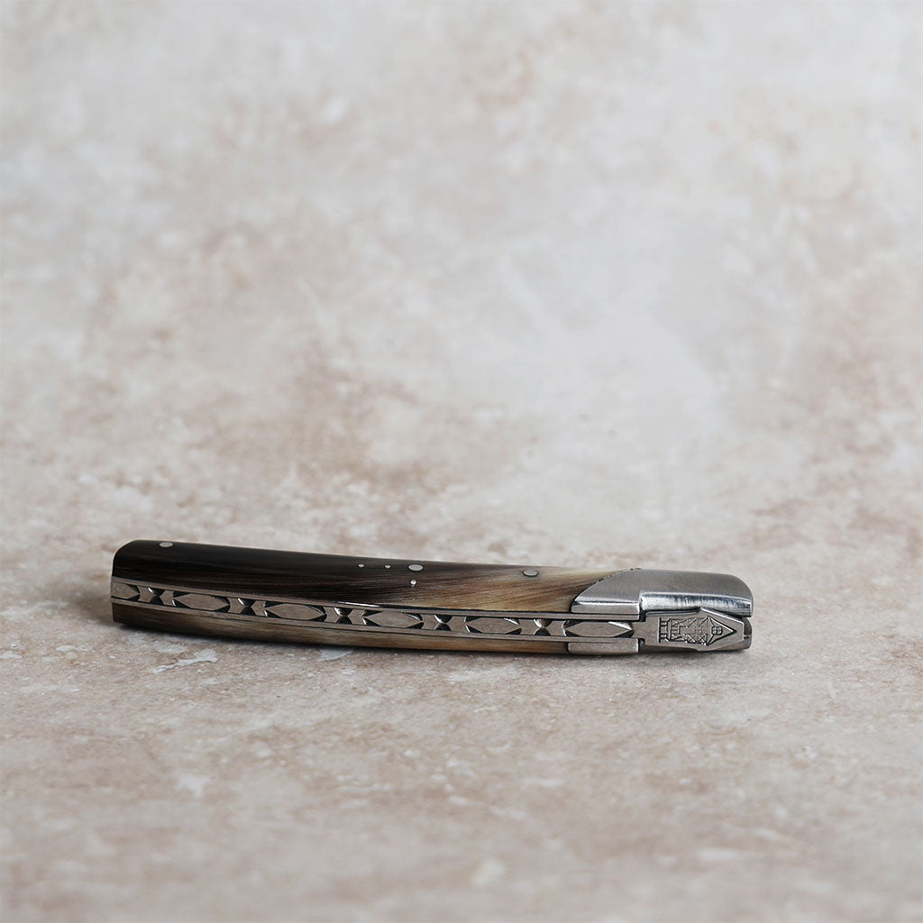 Le Thiers Pirou Horn Pocket Knife    at Boston General Store