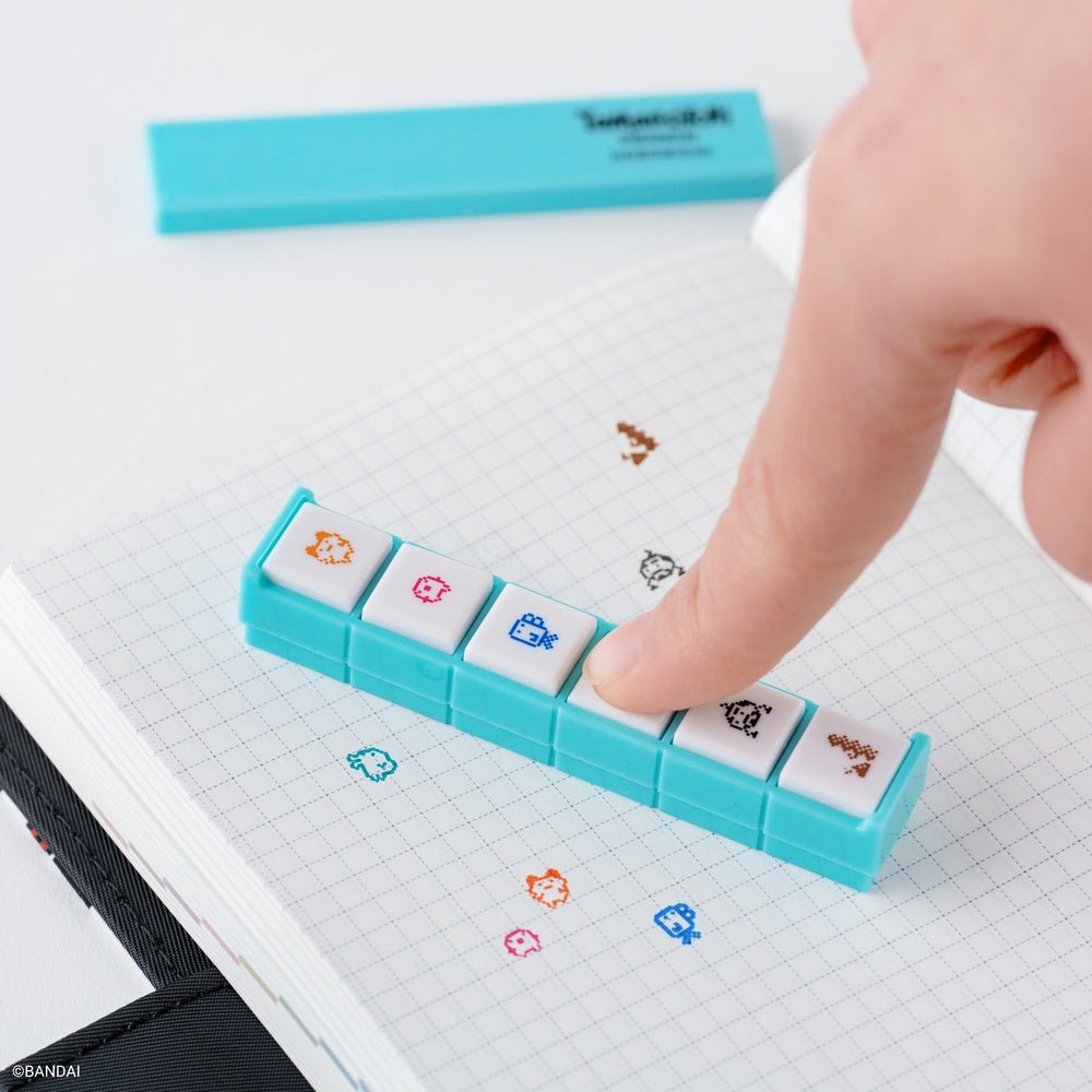 Kodomo no Kao x Hobonichi Pochitto6 Push - Button Stamp - Tamagotchi Boston General Store