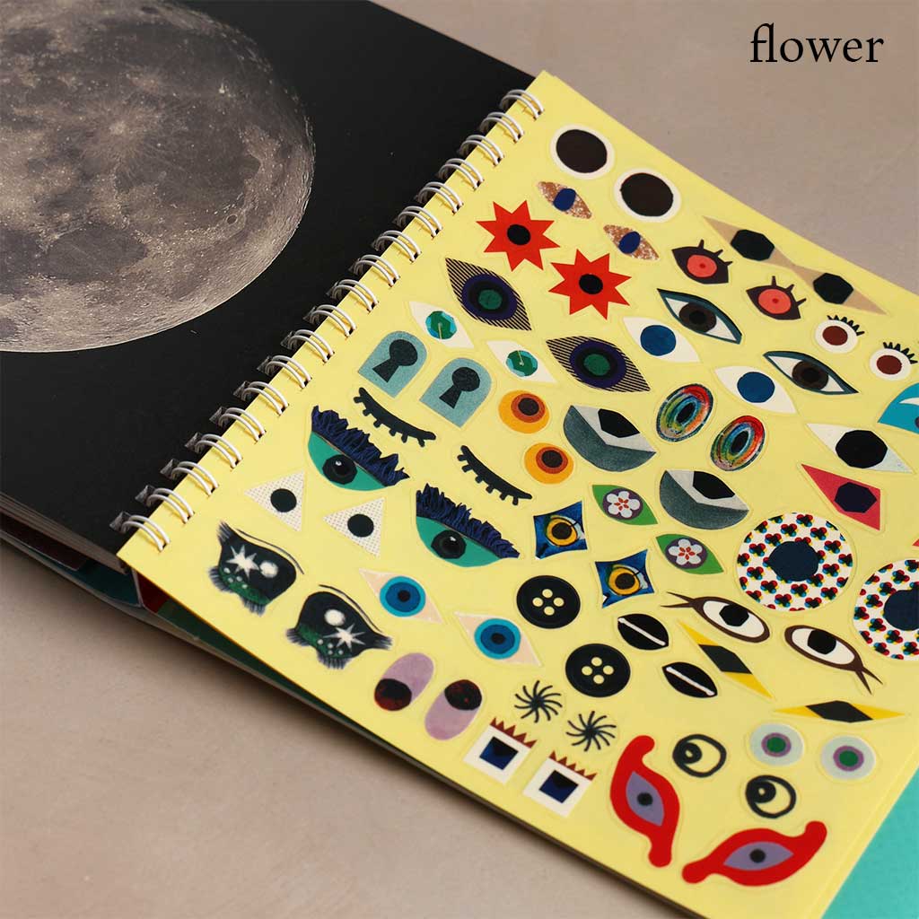 Kokuyo Make Faces Sticker Book at Boston General Store