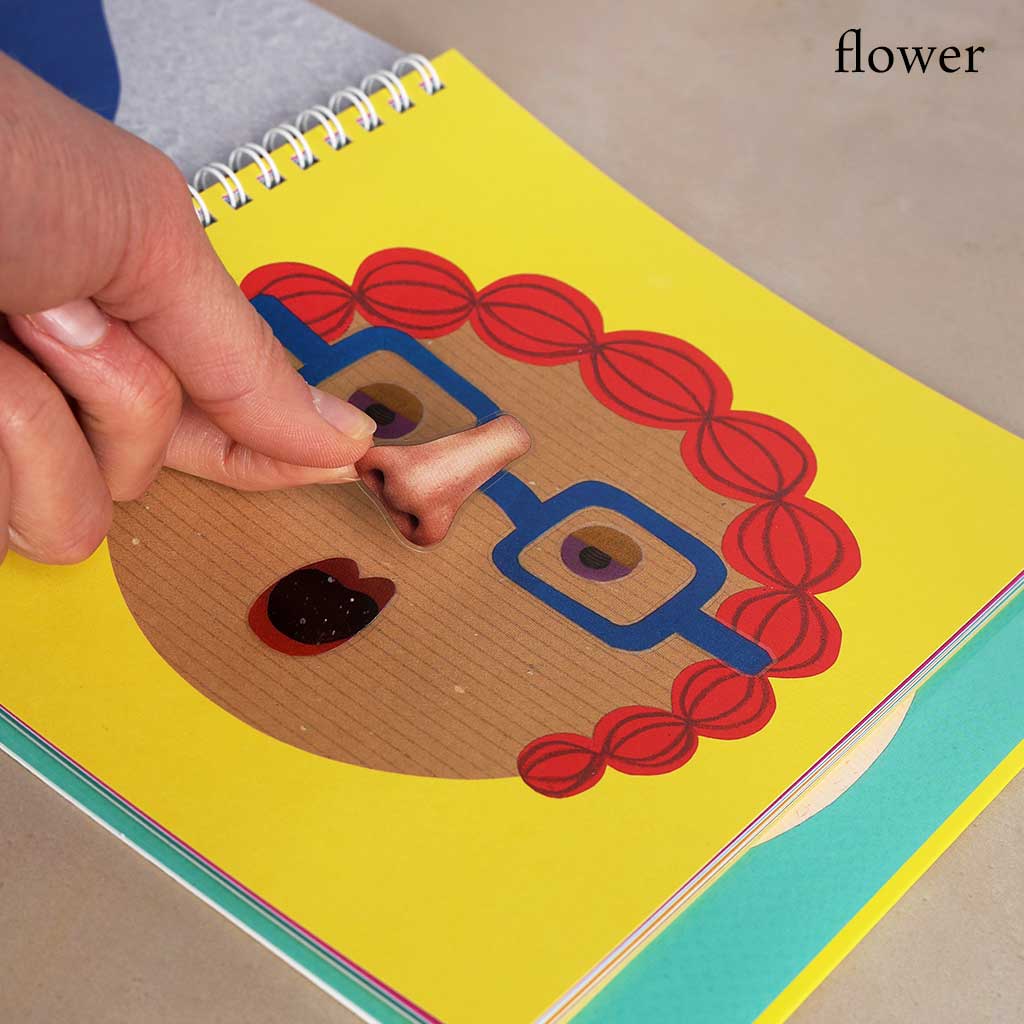 Kokuyo Make Faces Sticker Book at Boston General Store