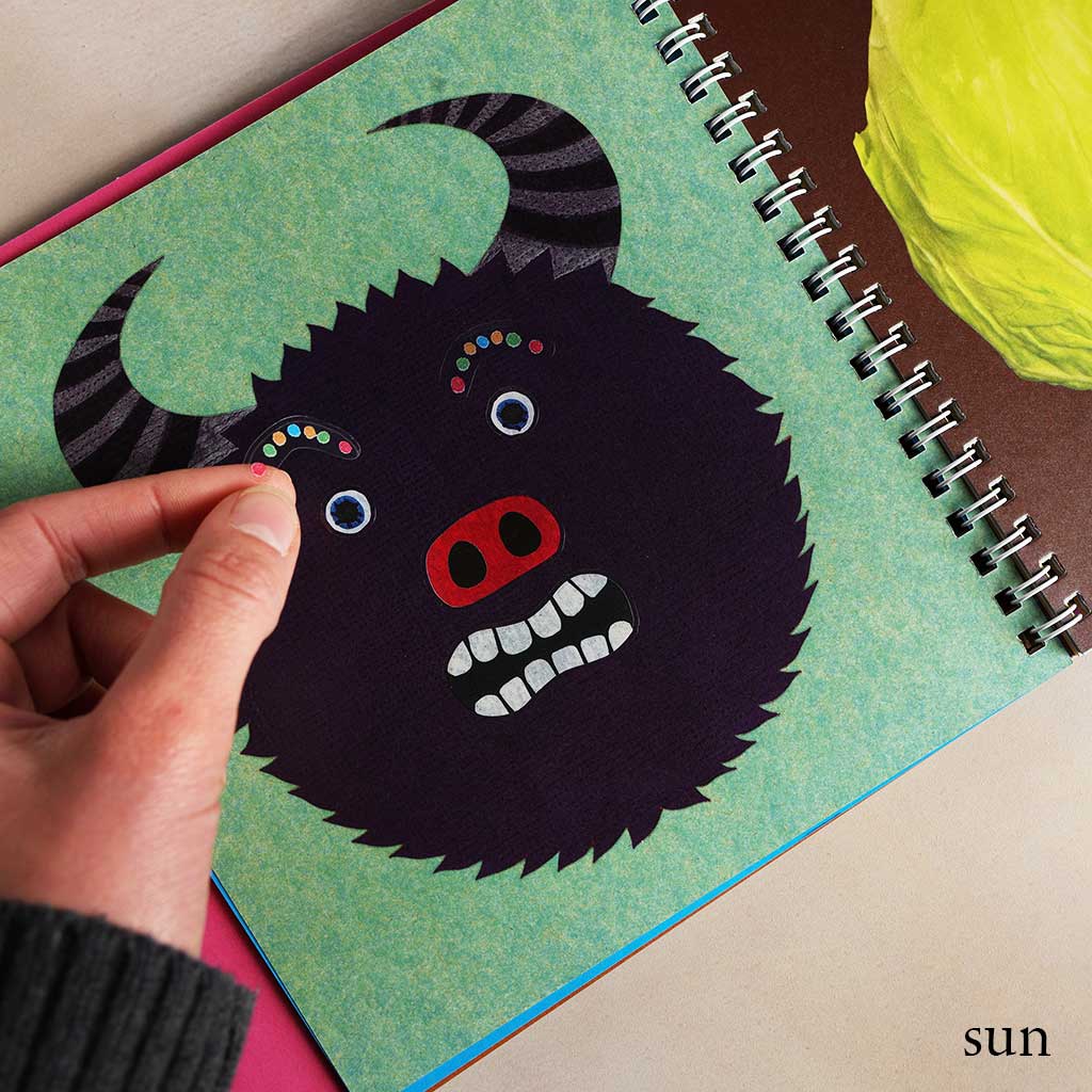 Kokuyo Make Faces Sticker Book at Boston General Store