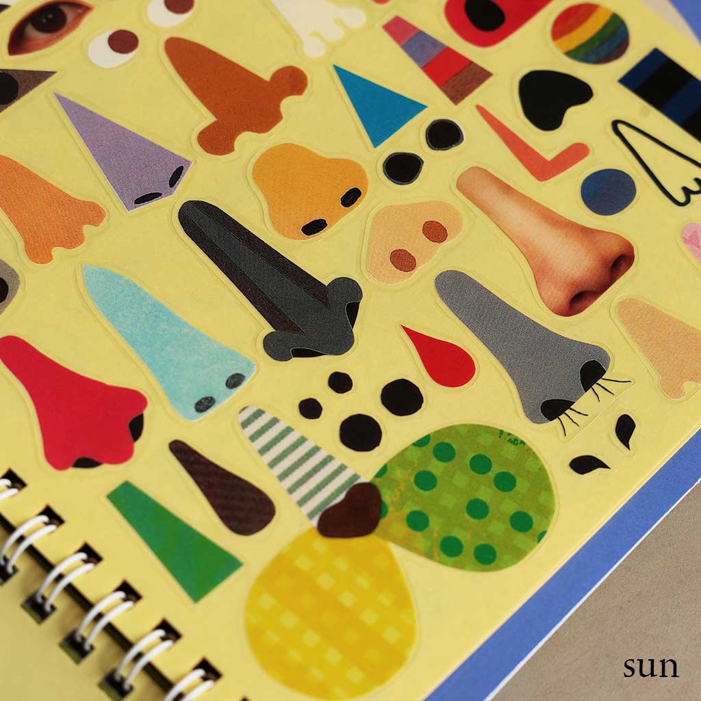 Kokuyo Make Faces Sticker Book at Boston General Store