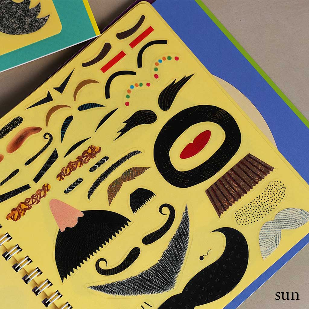 Kokuyo Make Faces Sticker Book at Boston General Store